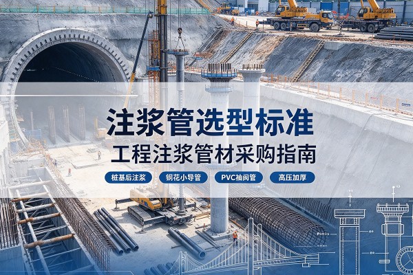 株洲注浆管选型标准