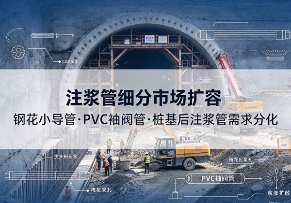株洲注浆管细分市场扩容，隧道钢花小导管、PVC 袖阀管、桩基后注浆管需求分化